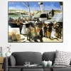 The Folkstone Boat, Boulogne by Édouard Manet Printed on Canvas
