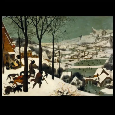 The Hunters in the Snow by Pieter Bruegel the Elder c1565
