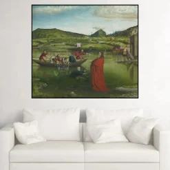 The Miraculous Draft of Fishes by Konrad Witz Printed on Canvas