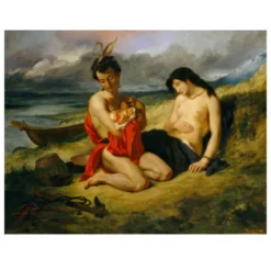 The Natchez by Eugène Delacroix 1835