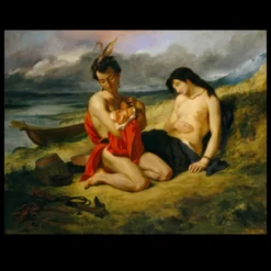 The Natchez by Eugène Delacroix 1835