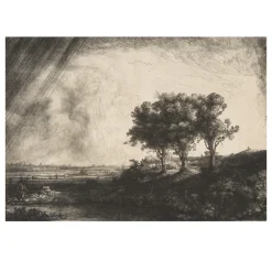 The Three Trees by Rembrandt 1643