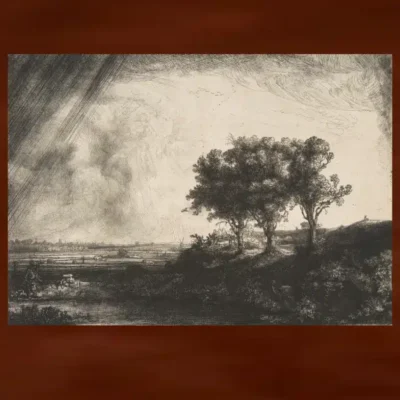 The Three Trees by Rembrandt 1643