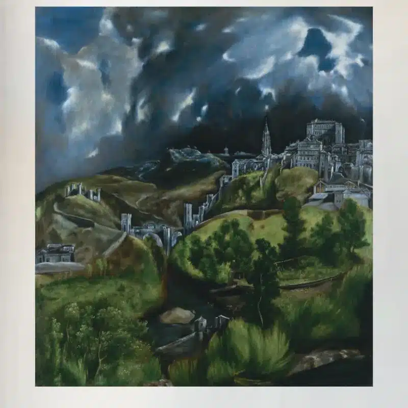 View of Toledo by El Greco Printed on Canvas