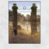 Caspar David Friedrich 1825 The Cemetery Entrance