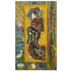 Courtesan (after Eisen) by Vincent van Gogh 1887
