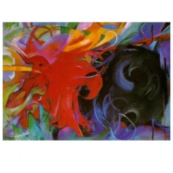 Fighting Forms by Franz Marc 1914