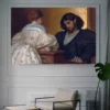 Golden Hours by Frederic Leighton Printed on Canvas