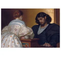 Golden hours by Frederic Leighton 1864