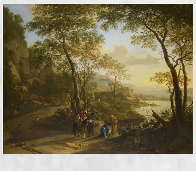 Landscape with St Philip Baptizing the Eunuch by Jan Both 1640