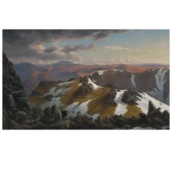 North-east View from the Northern Top of Mount Kosciusko by Eugene von Guérard 1863