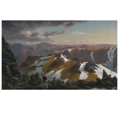 North-east View from the Northern Top of Mount Kosciusko by Eugene von Guérard 1863