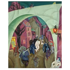 The Green Bridge II by Lyonel Feininger 1916