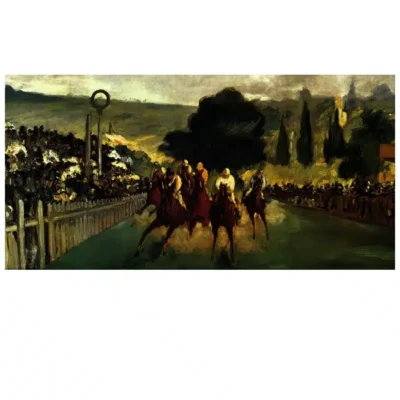 The Races at Longchamp by Édouard Manet 1866