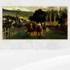 The Races at Longchamp by Édouard Manet Printed on Canvas