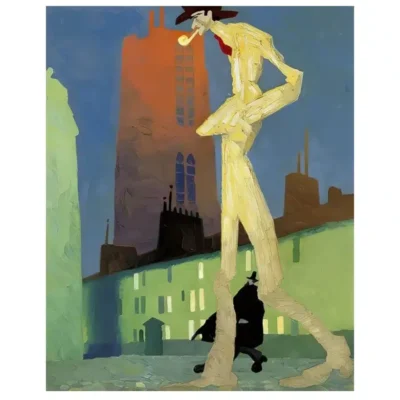 The White Man by Lyonel Feininger 1907