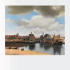 View on Delft by Johannes Vermeer Printed on Canvas