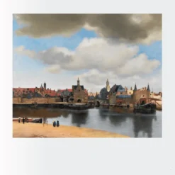 View on Delft by Johannes Vermeer Printed on Canvas