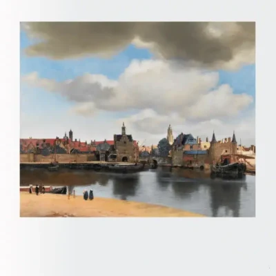 View on Delft by Johannes Vermeer Printed on Canvas