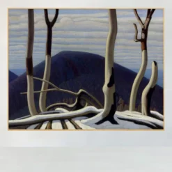 Above Lake Superior by Lawren Stewart Harris Printed on Canvas