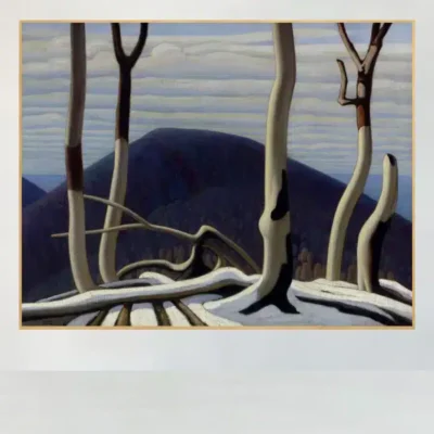 Above Lake Superior by Lawren Stewart Harris Printed on Canvas
