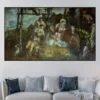 Adoration of the Shepherds by Tintoretto Printed on Canvas