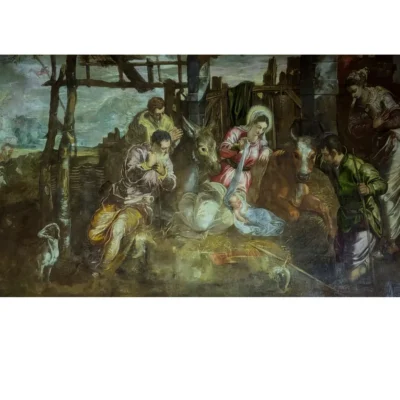 Adoration of the Shepherds by Tintoretto c1560