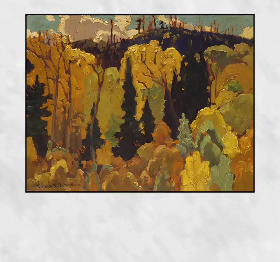 Algoma District by Frank Johnston Printed on Canvas