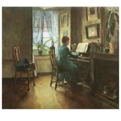 At my Place by Harriet Backer 1887