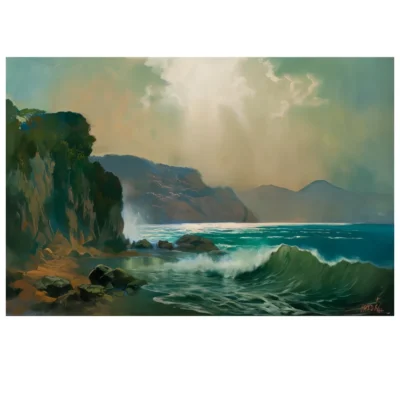 Coastal Scene in Sumatra by Basuki Abdullah