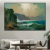 Coastal Scene in Sumatra by Basuki Abdullah Printed on Canvas