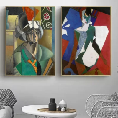 Cubism Paintings by Jean Metzinger Printed on Canvas