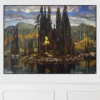 Isles of Spruce by Arthur Lismer Printed on Canvas