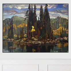 Isles of Spruce by Arthur Lismer Printed on Canvas