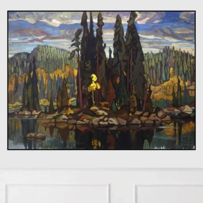 Isles of Spruce by Arthur Lismer Printed on Canvas