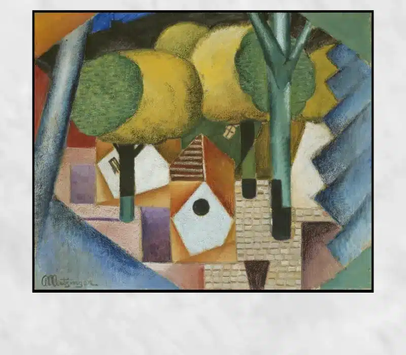 Jean Metzinger 1912 Landscape (Paysage) Printed on Canvas