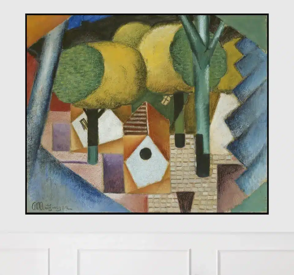 Jean Metzinger 1912 Landscape (Paysage) Printed on Canvas