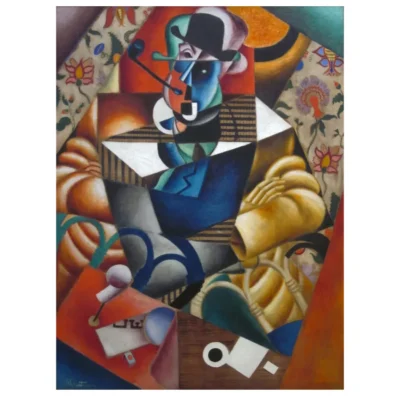 Man with Pipe by Jean Metzinger 1915