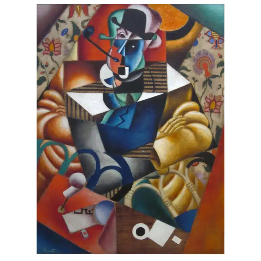 Man with Pipe by Jean Metzinger 1915