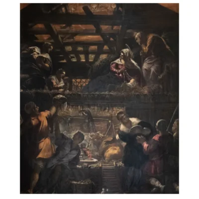 Masterpiece by Tintoretto, Adoration of the Shepherds ca1580