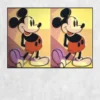Mickey by Andy Warhol Printed on Canvas