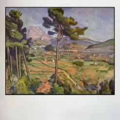 Mont Sainte Victoire and the Viaduct of the Arc River Valley by Paul Cézanne