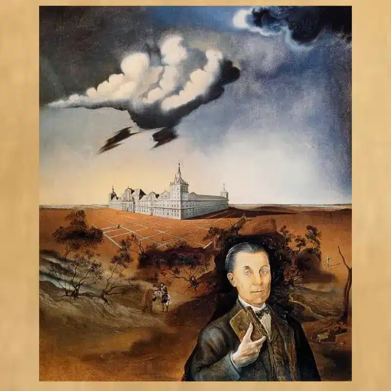 Portrait of Ambassador Cardenas by Salvador Dalí Printed on Canvas