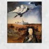 Portrait of Ambassador Cardenas by Salvador Dalí Printed on Canvas