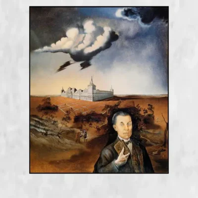 Portrait of Ambassador Cardenas by Salvador Dalí Printed on Canvas