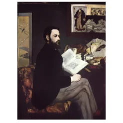 Portrait of Emile Zola by Édouard Manet 1868