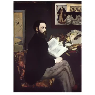 Portrait of Emile Zola by Édouard Manet 1868