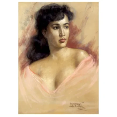 Portrait of a Young Lady by Basuki Abdullah