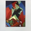 Soldier at a Game of Chess by Jean Metzinger Printed on Canvas