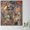 The Blue Bird by Jean Metzinger Printed on Canvas